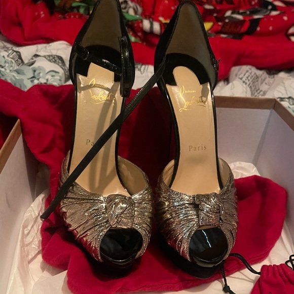 AUTHENTIC MARCHAVEKEL LAME MERCURE/PATENT 150 PLATINE - Picture 3 of 7